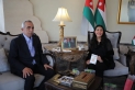 معالي وزير الثقافة يلتقي المهندسة المبدعة لبنى القطارنة ويشيد بتجربتها في توثيق السردية الأردنية