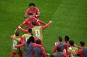 العالمي كريستيانو رونالدو يوقع على الهدفين الثاني والثالث للبرتغال أمام أوزبكستان في كأس العالم  2026