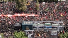 حشود غفيرة تشارك في وداع خامنئي في مدينة قم