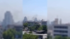 رويترز: انفجار مجموعة عبوات ناسفة بالقرب من فندق يقيم فيه ماكرون في دمشق